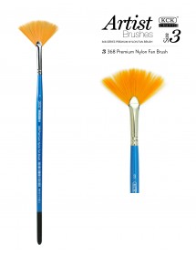 KCK PREMIUM NYLON FAN BRUSH - BR 368 #3
